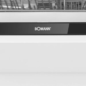 Bomann GSPE 7415 Built-In Dishwasher, Fully Integrated Design, 45 cm Wide, 9 Place Settings, 5 Programmes, LED Control Indicators, White